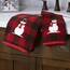 SKL Home Woodland Winter Snowman Handtuch Bad/Küche/Bar & Geschenk, Baumwolle, rot, Hand Towel Set, 2
