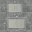 French Connection 2-teiliges Badematten-Set, 43,2 x 61/50,8 x 86,4 cm, Mittelgrau