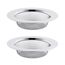 Abflusssieb Edelstahl Rostfrei 2er Set, 11.5CM Haarsieb Dusche, Waschbecken Sieb Abfluss Spüle, Abfluss-Sieb Sink Strainer für Küche