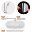 Secopad 24 Stück rutschfeste Badewannen-Aufkleber für Badezimmer, Badewannen, Duschen, Antirutsch Pads Dusche with Kunststoff Schaber (Transparente)