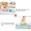 Secopad Antirutschmatte Badewanne Baby, 100x40 cm Badewannenmatte rutschfest Kinder, Badematte Kinder Badewanne oder Dusche, 100% BPA frei & Maschinenwaschbar, Little Whale