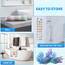 Secopad Antirutschmatte Badewanne Baby, 100x40 cm Badewannenmatte rutschfest Kinder, Badematte Kinder Badewanne oder Dusche, 100% BPA frei & Maschinenwaschbar