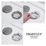 Trapflex Haarfänger Set (10 Stück) | Haarsieb für Ablaufgarnituren/Duschabläufe | Durchmesser: 11cm | HF90 | Passend für Abflüsse mit Ventilabdeckung (Nordona, Aquabad)