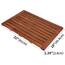 Utoplike Teak Badematte, rutschfeste Duschmatte für Badezimmer, Holzbodenmatte, extra groß, geeignet für Spa, Zuhause oder im Freien