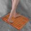 Utoplike Teak Badematte, rutschfeste Duschmatte für Badezimmer, Holzbodenmatte, extra groß, geeignet für Spa, Zuhause oder im Freien