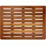 Utoplike Teak Badematte, rutschfeste Duschmatte für Badezimmer, Holzbodenmatte, extra groß, geeignet für Spa, Zuhause oder im Freien