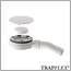 Trapflex Haarsieb/Haarfilter + 10x Haarfänger (Kompatibel mit Tempoplex Ablaufgarnitur Modellnummer 6961, 6962, 6963 ersetzt Teilenummer 582951/6961.96)