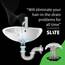 SinkShroom Ultra-revolutionärer Abflussschutz für Waschbecken, Edelstahl, Combo with Stopper