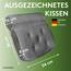 SilverRack Badewannenkissen MEDIUM-WEICH [Grau 4D] - Nackenkissen für Badewanne mit Saugnäpfen als Badewannen-Zubehör - Kissen für Badewanne - Badekissen mit ergonomischer Passform
