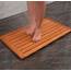 Utoplike Teak Badematte, rutschfeste Duschmatte für Badezimmer, Holzbodenmatte, extra groß, geeignet für Spa, Zuhause oder im Freien