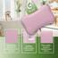 SilverRack Premium Badewannenkissen Pink - Badekissen für Badewanne - Kissen Badewanne mit Saugnäpfen - Nackenkissen als Nacken- & Whirlpool Kopfstütze - Badewannen Zubehör - Bath Pillow Spa