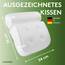 SilverRack Badewannenkissen MEDIUM-WEICH [Weiß 3D] - Nackenkissen für Badewanne mit Saugnäpfen als Badewannen-Zubehör - Kissen für Badewanne - Badekissen mit ergonomischer Passform