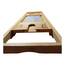 Bamboe Badkuip Caddy Bad Tub Tray met Verlengde Pagina 's Gericht in Book Tablet Houder Mobiele Telefoon Tray & Geïntegreerde Wijnglazen houder en andere Accessoires plaatsing