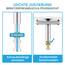 Bächlein Universal Badewannenstöpsel - ⌀ 7,2 cm Stöpsel für Badewanne [Chrom] - Abfluss-Stopfen aus Messing inkl. Ersatzdichtung - Für Fast Jede handelsübliche Badewanne