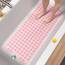 HITSLAM Badewannenmatte rutschfest, 101 x 40cm Extra Lange Antirutschmatte Badewanne, Duschmatte rutschfest BPA Frei, Schimmelresistent & Maschinenwaschbar Badematte, Rosa