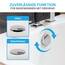 Bächlein Universal Badewannenstöpsel - ⌀ 7,2 cm Stöpsel für Badewanne [Chrom] - Abfluss-Stopfen aus Messing inkl. Ersatzdichtung - Für Fast Jede handelsübliche Badewanne