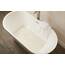 Rubbermaid Commercial Products Badewannen- und Duschmatte, 91,4 x 45,7 cm, weiß, extra lang, maschinenwaschbar, rutschfeste Badezimmermatte mit Saugnäpfen für Zuhause/Hotel/Dusche/Badewanne