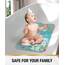 HITSLAM Badewannenmatte rutschfest Kinder, 101x40cm Extra Lange Antirutschmatte Badewanne Kinder, Duschmatte rutschfest Baby, Schimmelresistent & Maschinenwaschbar Badematte, Delfin
