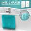 Engelbach® Badewannenmatte rutschfest Inkl. 2 Haken zum Trocknen 88x40cm - Badewanne Antirutschmatte 100% BPA-Frei - Badewanneneinlage schimmelresistent & maschinenwaschbar