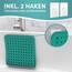 Engelbach® Badewannenmatte rutschfest Inkl. 2 Haken zum Trocknen 88x40cm - Badewanne Antirutschmatte 100% BPA-Frei - Badewanneneinlage schimmelresistent & maschinenwaschbar