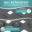 Engelbach® Badewannenmatte rutschfest Inkl. 2 Haken zum Trocknen 88x40cm - Antirutschmatte Badewanne 100% BPA-Frei - Badewanneneinlage schimmelresistent & maschinenwaschbar