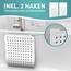 Engelbach® Badewannenmatte rutschfest Inkl. 2 Haken zum Trocknen 88x40cm - Antirutschmatte Badewanne 100% BPA-Frei - Badewanneneinlage schimmelresistent & maschinenwaschbar