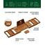 ROYAL CRAFT WOOD Badewannenablage aus Bambus, inkl. Seifenhalter, Braun