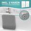 Engelbach® Badewannenmatte rutschfest Inkl. 2 Haken zum Trocknen 88x40cm - Antirutschmatte Badewanne 100% BPA-Frei - Badewanneneinlage schimmelresistent & maschinenwaschbar