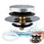 Artiwell Universal Tip Toe Bath Drain Stopper und Abdeckung, Badewannen-Abflussstopper, ersetzt Hebe- und Drehhebel-Abläufe für Badewanne, EZ-Montage und Reinigung (verchromt)