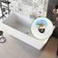 M. ROSENFELD HOME Badewannenstöpsel mit Motiv Seestern - Sea Star - Stöpsel Badewanne 72mm Universal Badewannenstöpsel aus Messing mit Doppel Dichtung