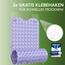 SilverRack Badewannenmatte 100x40 cm (Lavendel) - Antirutschmatte Badewanne BPA frei für Kinder und Babys - Duschmatte schimmelresistent & maschinenwaschbar - Badematte rutschfest
