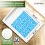 SilverRack Duschmatte rutschfest 53 x 53 cm Antirutschmatte Dusche BPA Frei Badvorleger rutschfest & maschinenwaschbar, schimmelresistent, Kieselsteinoptik Blau