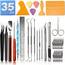 MELARQT 16-teiliges Bastelwerkzeug-Set, Vinyl Unkrautwerkzeuge, Craft Basic Set, Craft Vinyl Tools Kit für Silhouetten/Cameos/Schriftzug/Schneiden/Spleißen