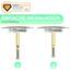 Kitchen Helpis® Badewannenstöpsel Universal, ⌀ 72 mm Stöpsel, ROSTFREI und HOCHGLANZVERCHROMT, 100% dicht Dank passgenauer Doppeldichtung, Stöpsel für alle gängigen Badewannen da höhenverstellbar