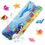 YOCOLE Badewannenmatte Kinder, 100x40cm Duschmatte Badematte Rutschfest, Antirutschmatte Badewanne Dusche Badewanneneinlage, BPA-frei PVC Bath Mat mit Saugnäpfen, Schimmelresistent & Maschinenwaschbar