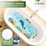 SilverRack Kinder Badewannenmatte 100x40 cm (Wal Motiv) - Antirutschmatte Badewanne BPA frei für Kinder und Babys - Duschmatte schimmelresistent & maschinenwaschbar - Badematte rutschfest