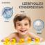 SilverRack Badewannenmatte Kinder rutschfest [100x40cm] - Antirutschmatte Badewanne BPA frei - Badematte Kinder - für Baby & Kinder - Rochen Unterwasserwelt Blau rechts