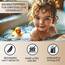 SilverRack Badewannenmatte Kinder rutschfest [100x40cm] - Antirutschmatte Badewanne BPA frei - Badematte Kinder - für Baby & Kinder - Wal Unterwasserwelt Grün rechts