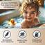 SilverRack Badewannenmatte Kinder rutschfest [100x40cm] - Antirutschmatte Badewanne BPA frei - Badematte Kinder - für Baby & Kinder - Antirutsch Matte - Bath Mat - Rochen Unterwasserwelt Grün