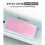 ADOV Badewannenmatte rutschfest, 100x40 cm Extra Lange Antirutschmatte für Badewanne und Dusche, 200 Starke Saugnäpfe, Schimmelresistent, Maschinenwaschbar, PVC-Material, Rosa