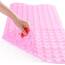 ADOV Badewannenmatte rutschfest, 100x40 cm Extra Lange Antirutschmatte für Badewanne und Dusche, 200 Starke Saugnäpfe, Schimmelresistent, Maschinenwaschbar, PVC-Material, Rosa
