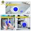 CZ Store Silikon-Abflussstopfen | 15 cm Flexibel & wasserdicht - Universal-Abdeckung für Edelstahl-Küchenspüle, Keramik-Badewanne, Toilette, Waschbecken, Dusche - Grau (Weiß/Grau/Blau)