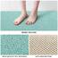 LuxStep Duschmatte, Badewannenmatte, 61 x 81,3 cm, rutschfeste Badematte mit Ablauf, schnell trocknende PVC-Luffa-Badematte für Badewanne, Dusche, Badezimmer (phthalatfrei, grün)