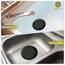 CZ Store Silikon-Abflussstopfen | 15 cm Flexibel & wasserdicht - Universal-Abdeckung für Edelstahl-Küchenspüle, Keramik-Badewanne, Toilette, Waschbecken, Dusche - Grau (Weiß/Grau/Schwarz)