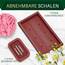 SereneLife Badewannenbrett Bambus – Ausziehbares Tablett mit Halterung Badewannenablage mit rutschfesten Silikon-Griffen Wellness Zubehör und Wellness Tablett für Bücher Wein Snacks
