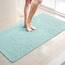 LuxStep Duschmatte, Badewannenmatte, 91,4 x 40,6 cm, rutschfeste Badematte mit Ablauf, schnell trocknende PVC-Luffa-Badematte für Badewanne, Dusche, Badezimmer (phthalatfrei, grün)