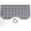 TIKE SMART Extra lange rutschfeste Badewannen- und Duschmatte, 99.1 x 40.6 cm (nur glatt/nicht strukturierte Wannen) sicher, sauber, maschinenwaschbar, Vinyl, blickdicht grau (grau)