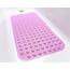 TIKE SMART Große rutschfeste Badewannen- und Duschmatte, 78.7x40.6 cm (nur glatt/nicht strukturierte Wannen) sicher, sauber, maschinenwaschbar, blickdicht, Pink