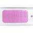 TIKE SMART Große rutschfeste Badewannen- und Duschmatte, 78.7x40.6 cm (nur glatt/nicht strukturierte Wannen) sicher, sauber, maschinenwaschbar, blickdicht, Pink