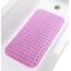 TIKE SMART Große rutschfeste Badewannen- und Duschmatte, 78.7x40.6 cm (nur glatt/nicht strukturierte Wannen) sicher, sauber, maschinenwaschbar, blickdicht, Pink